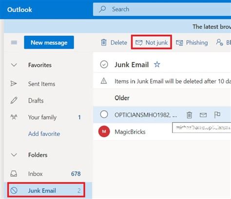 How To Stop Email From Going To Junk In Outlook