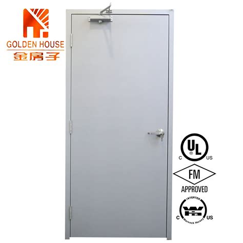 Lower Price Hours Fire Rated Steel Fire Emergency Exit Door China