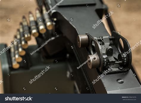 Rear Sight M249 Light Machine Gun Stock Photo 670674379 Shutterstock