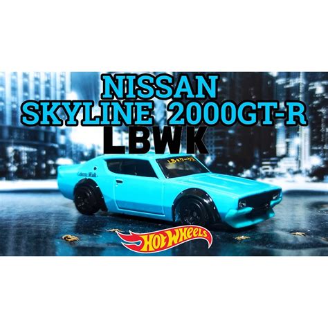 Xe mô hình Hot Wheels Nissan Skyline GT R LBWK Blue new Shopee Việt Nam
