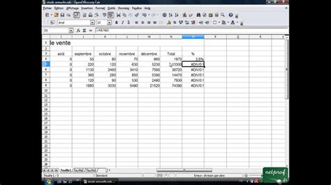 Open Office Ou Libre Office Tableur Calcul De Pourcentages Hot Sex