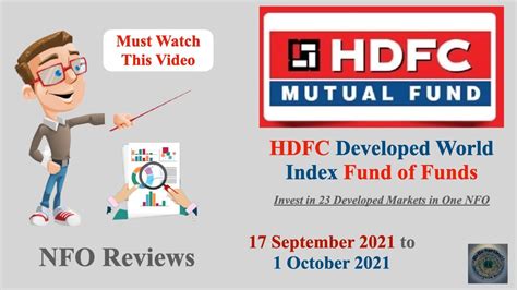 HDFC Developed World Index Fund Of Funds NFO Details Analysis MSCI