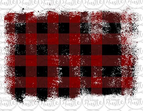 Distressed Red and Black Buffalo Plaid Png Sublimation Background – Sublimation Designs /Just My ...