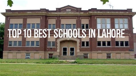 Top 10 Best Schools In Lahore Youtube