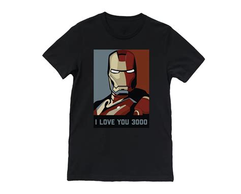 I Love You Tony Stark Avengers Shirt Iron Man Robert Downey Jr