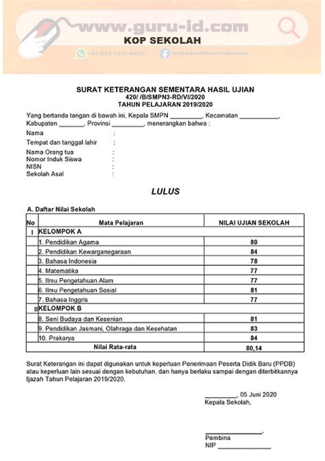 Cara Menghitung Nilai Rata Rata Raport Smp 2020 Download Cara