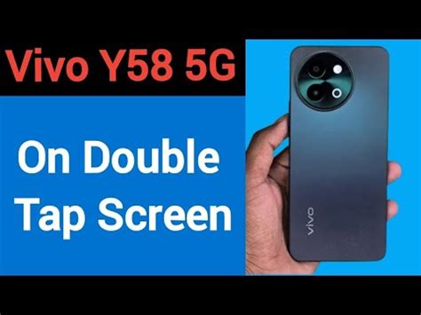 Vivo Y58 5G Me Double Tap Screen On Kaise Kare How To On Double Tap