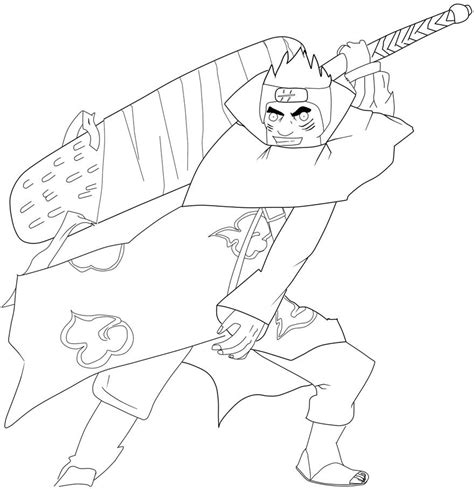 Kisame Lineart By Barbicanboy On Deviantart