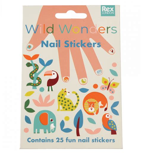 Child Nail Stickers – Wild Wonders – Poppy Shop Toys & Gifts