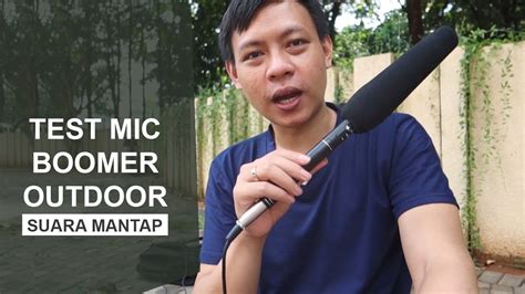 Test Mic External Di Kamera G7x Mark3 YouTube