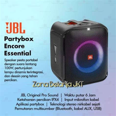 Jual Speaker Aktif Portable Jbl Partybox Encore Essentials Watt