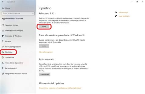 Ripristino Windows 10 La Guida Rapida GiardiniBlog