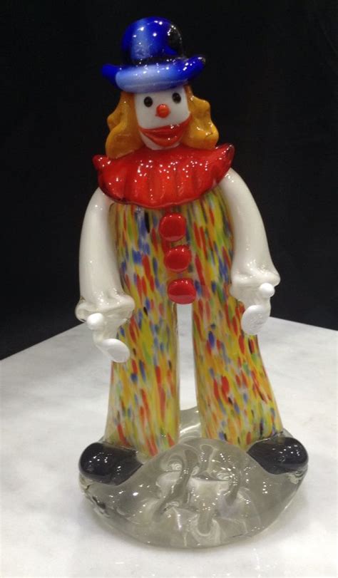 Murano Hand Blown Clown Glass By Bono Gallery36 Ca Christmas Ornaments Holiday Decor