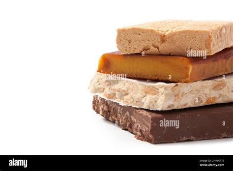 Varios tipos de turrón mazapan mantecados y polvorones Dulces