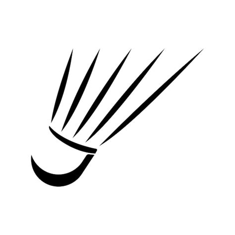 Premium Vector Shuttlecock Badminton Logo