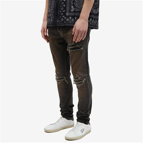 Amiri Mens Mx1 Jean In Dark Indigo Amiri