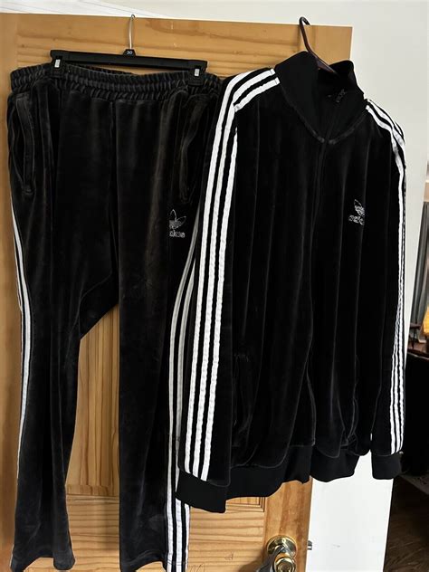 Adidas Originals Beckenbauer Tracksuit Velour Black S Gem