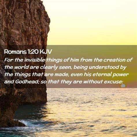 Romans 1 20 KJV Bible Verse Images