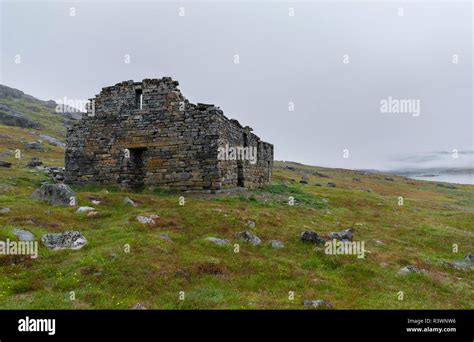 Ruins Of The Church Hvalsey A Norse Viking Settlement In Greenland