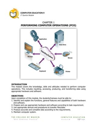 Performing Computer Operations PCO PDF