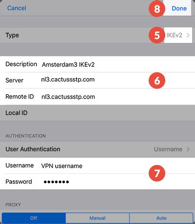 How To Set Up Ikev Vpn On Ipad Vpn Setup Tutorials Cactusvpn