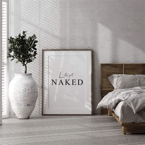 Plakat Lets Get Naked 30 X 40 Cm Plakaty Plakaty Z Napisami Na