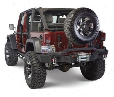 Rear winch bumper jeep