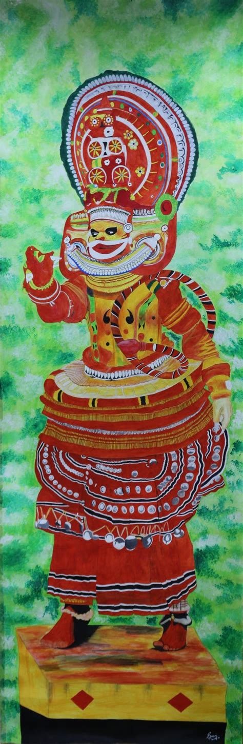 Theyyam Painting by sooraj c nair | Saatchi Art