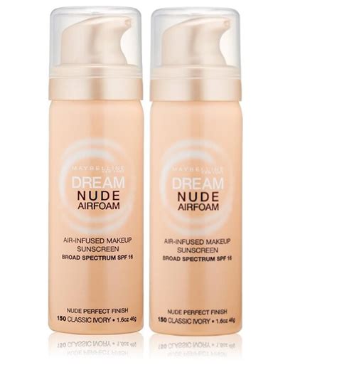 Pack Maybelline New York Dream Nude Air Foam Foundation Choose