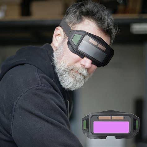 Automatic Dimming and Strong Light Protection Panoramic Welding Glasses