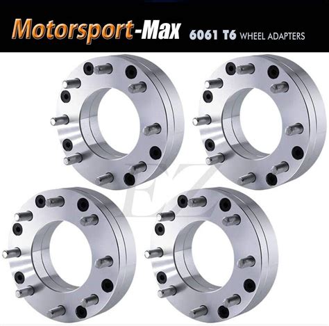 4 Wheel Adapters 5x55 To 8x65 Spacers For 8x65 Dodge 2500 Rims On