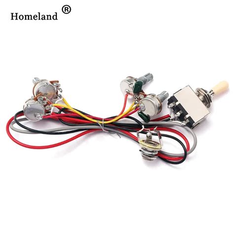 Guitar Wiring Harness Accessories 1Set Wiring Harness 3 Way Toggle