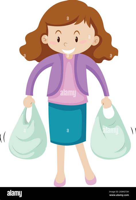 Plastic Bags Shopping Stock Vector Images Alamy