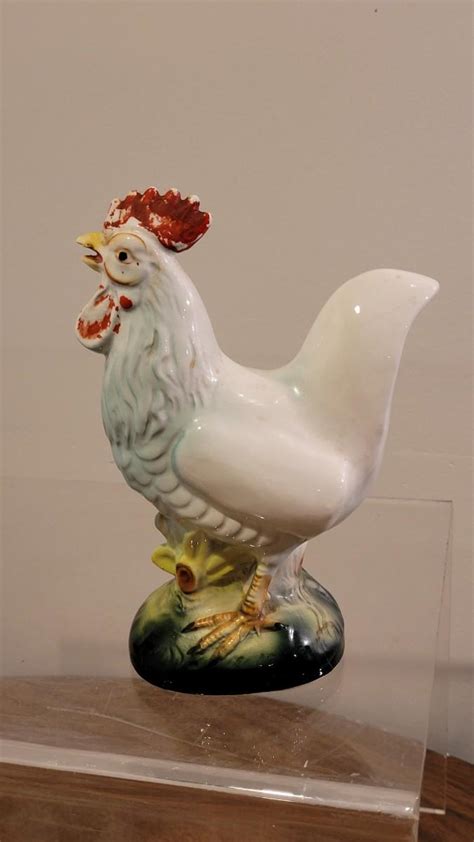 Lot 71 3 Antique Vintage Roosters EstateSales Org