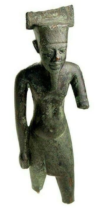 Ancient Egyptian Bronze Figure Of Amun Catawiki