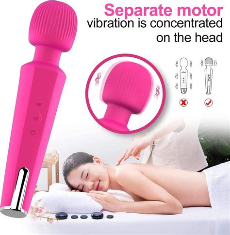 Handheld Massager 20 Speed Wand Vibrating Massage Magic Full Body Therapy Motor Ebay