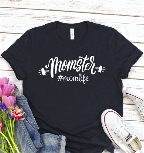 Momster Shirt Mom Life Shirts Momster Halloween Shirt Funny Etsy