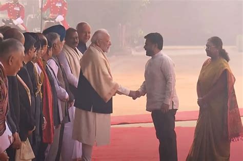 Modi Attends Ceremonial Welcome For President Dissanayake At