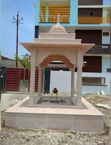 Pink Ft Sand Stone Temple For Outdoor Size X X At Rs In Dausa