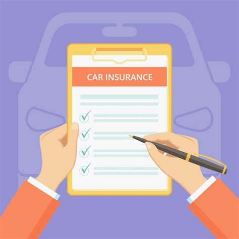 Premium Vector Car Insurance Policy On Clipboard With Hands Banner