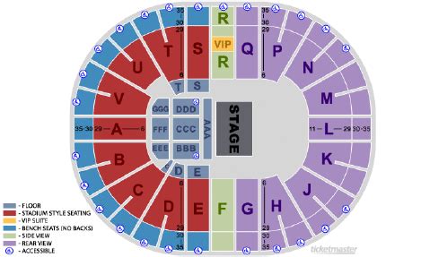 Seating Chart | Viejas Arena | San Diego, California