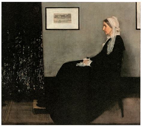 Portrait Of The Artist S Mother Painting By James Abbott Mcneill Whistler