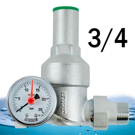 Редуктор давления 3/4 " TIM ( НР-ВР) до 25 бар с американкой ...