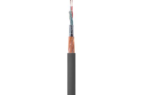 Микрофонный кабель, 2-жилы d=6мм (1.13 mm2), серый, 100 м Belsis BW7824 ...