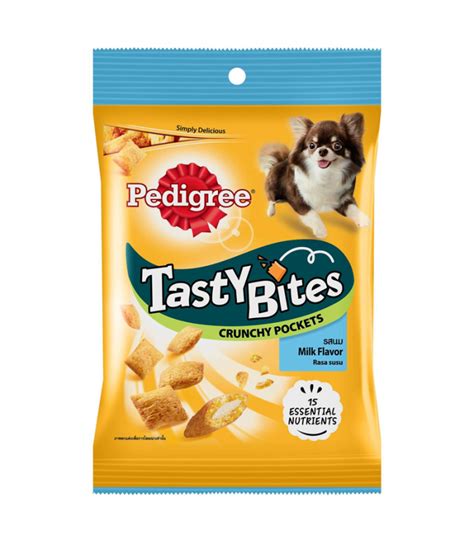 Pedigree Tasty Bites Crunchy Pockets Milk 60g Dog Treats Pet