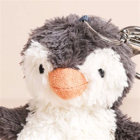 Peanut Penguin Bag Charm Soft Toy Jellycat Lisa Angel