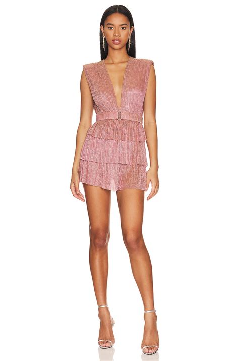 Sabina Musayev Skylar Mini Dress In Pink Lemonade Revolve