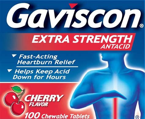 Gaviscon Extra Strength Tablet Chewable Glaxosmithkline Consumer