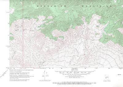 Moho Mountain Nevada 1967 Vintage USGS Topo Map 7 5 Quadrangle