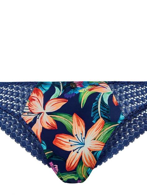 Tanga MYA Morgan Lingerie Bleu Kiabi 15 00